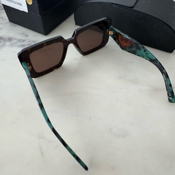 Prada Sunglasses PR 23YS - Tortoise and Green - Picture 6 of 7